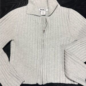 William Rast Women's Light Gray Cowl Neck Sweater